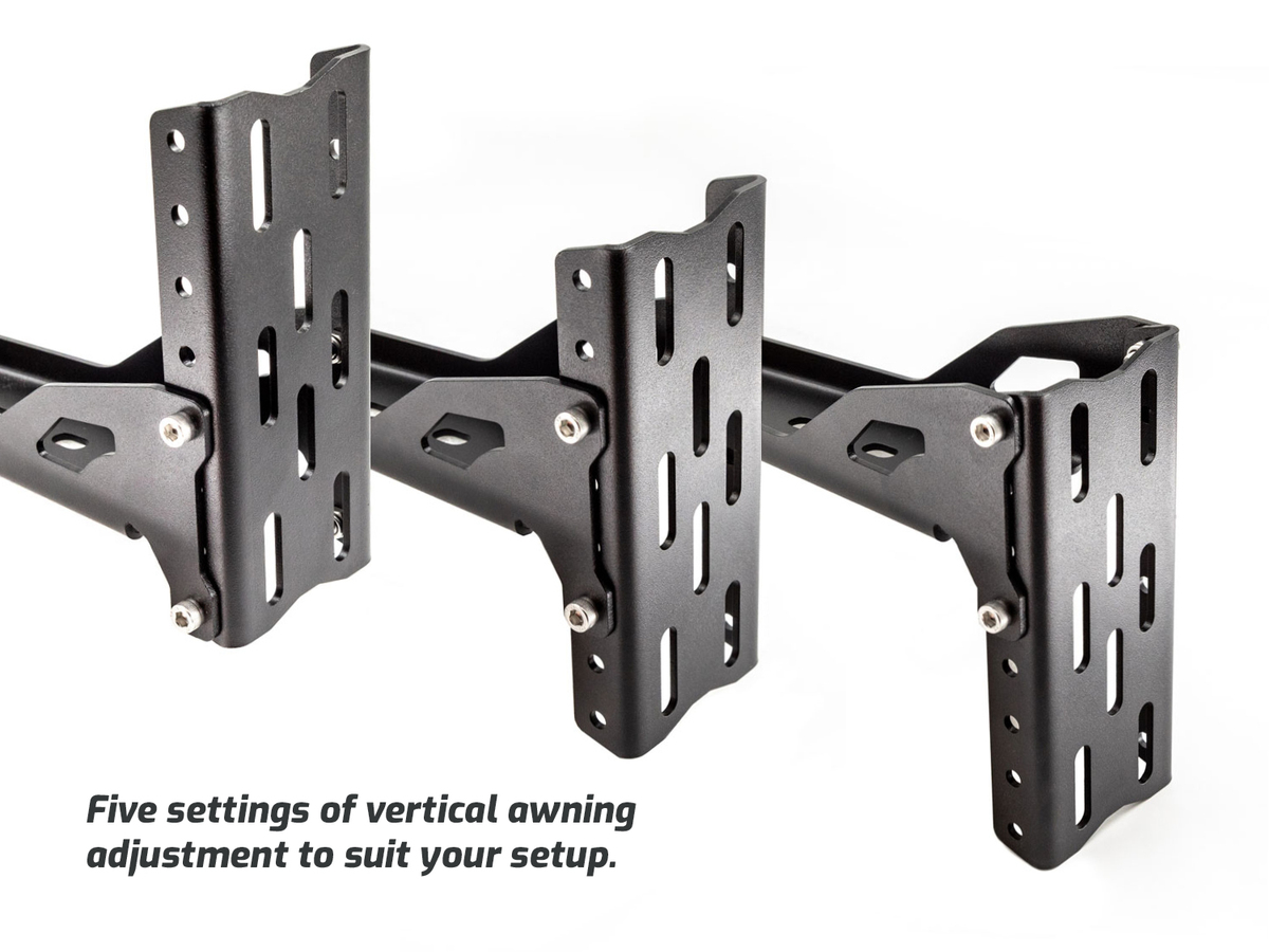 Universal 270 Degree Awning Bracket Set to suit Cross Bars & Platform Racks
