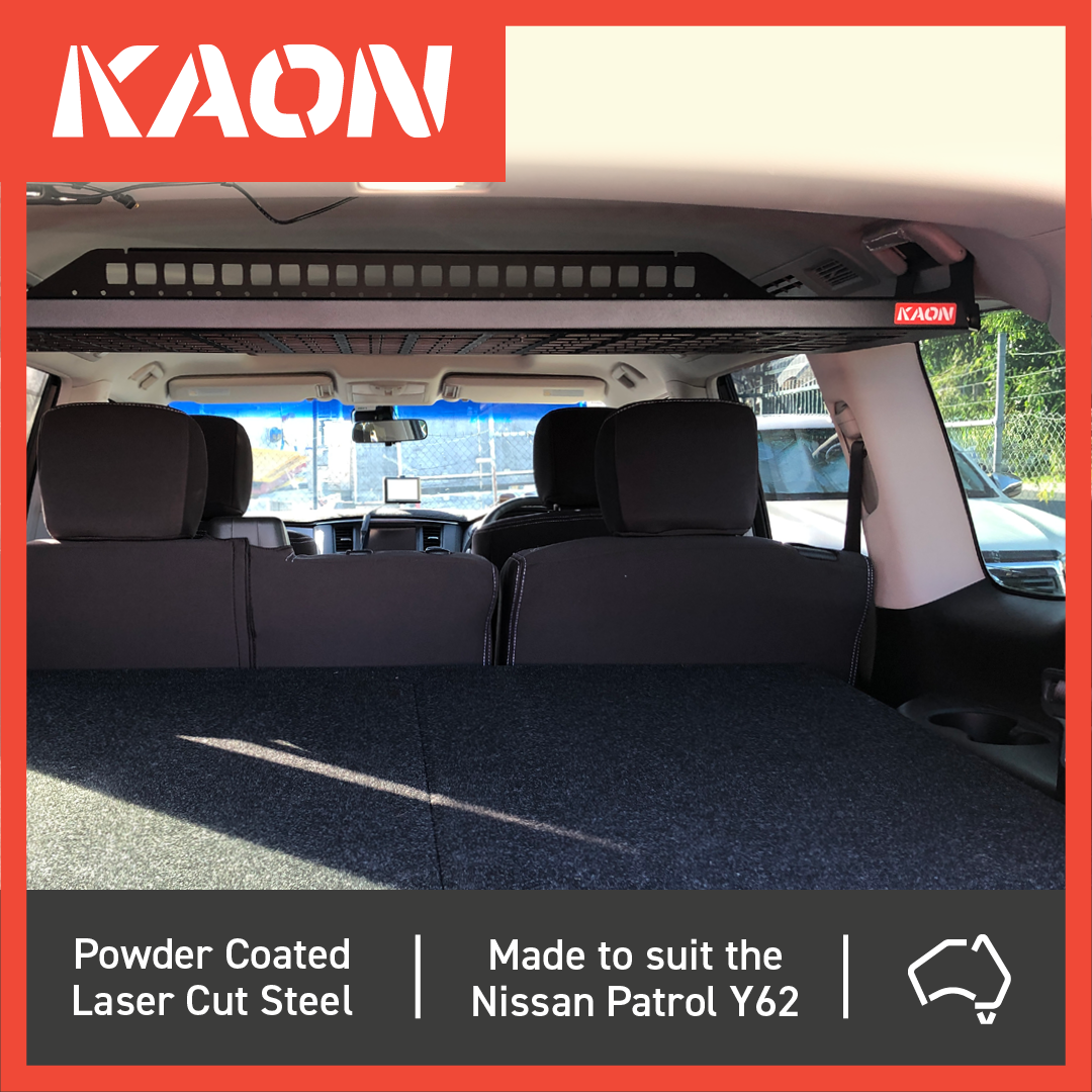 Standalone Rear Roof Shelf to suit Nissan Patrol Y62