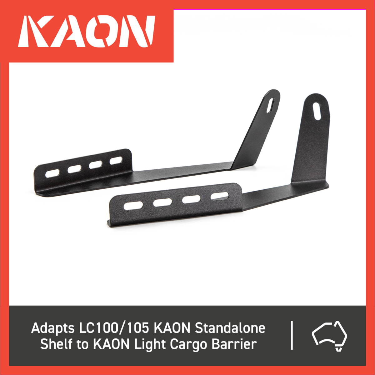 Standalone Shelf to Cargo Barrier Adaptor Bracket to suit Toyota LandCruiser LC100 / LC105