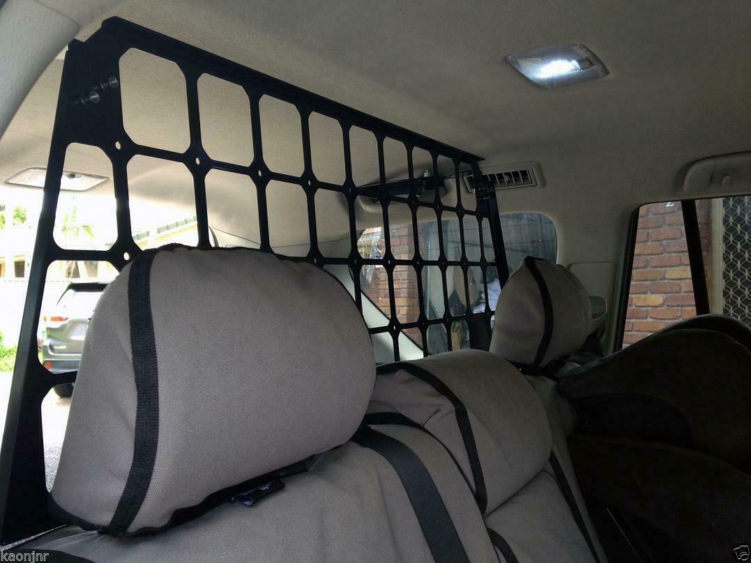 removable cargo barrier prado