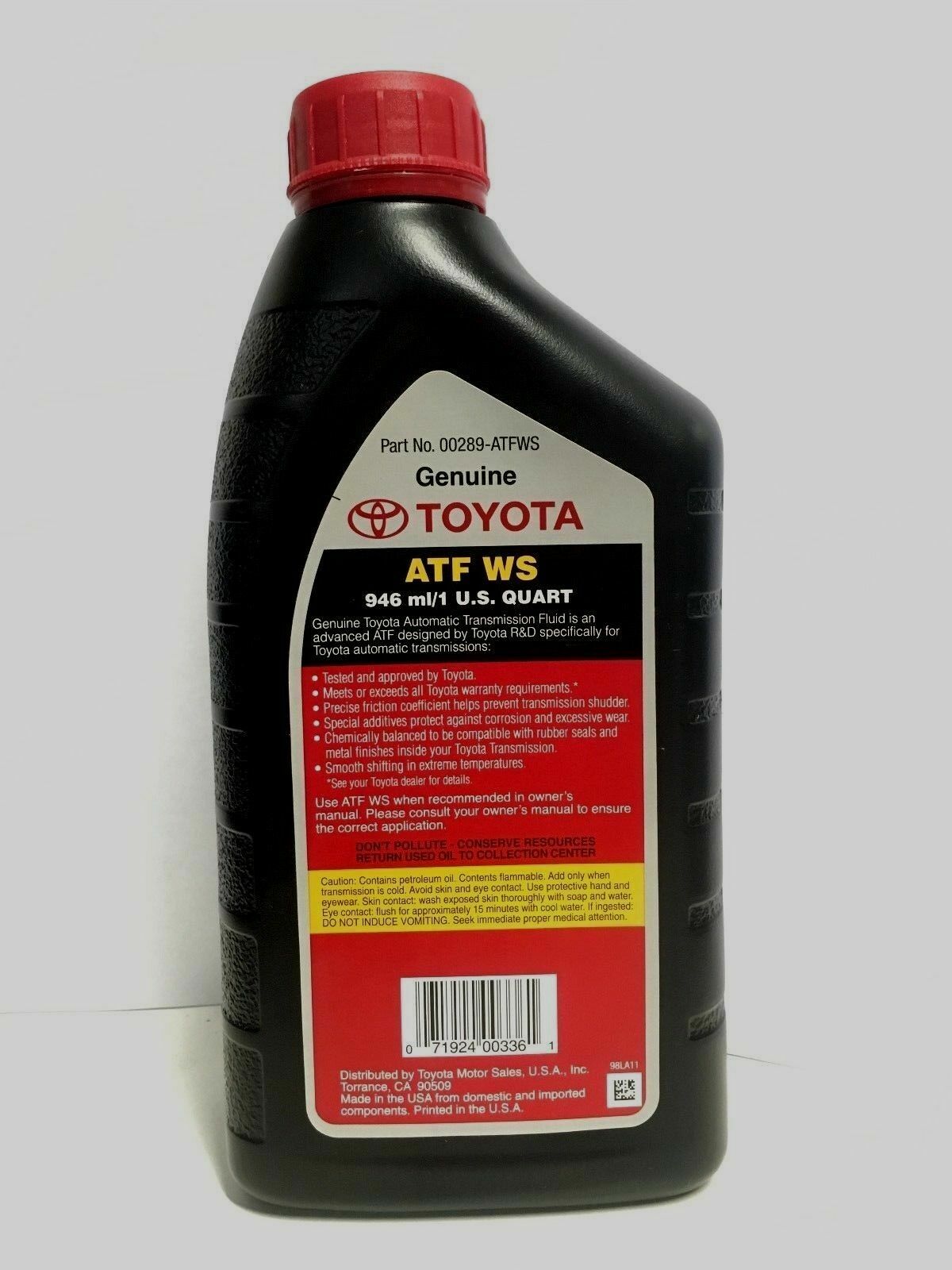 Transmission Cooler Kit with Toyota ATF WS Fluid 0.946L to suit Prado 150 3L 1KD, 2009 - Onwards