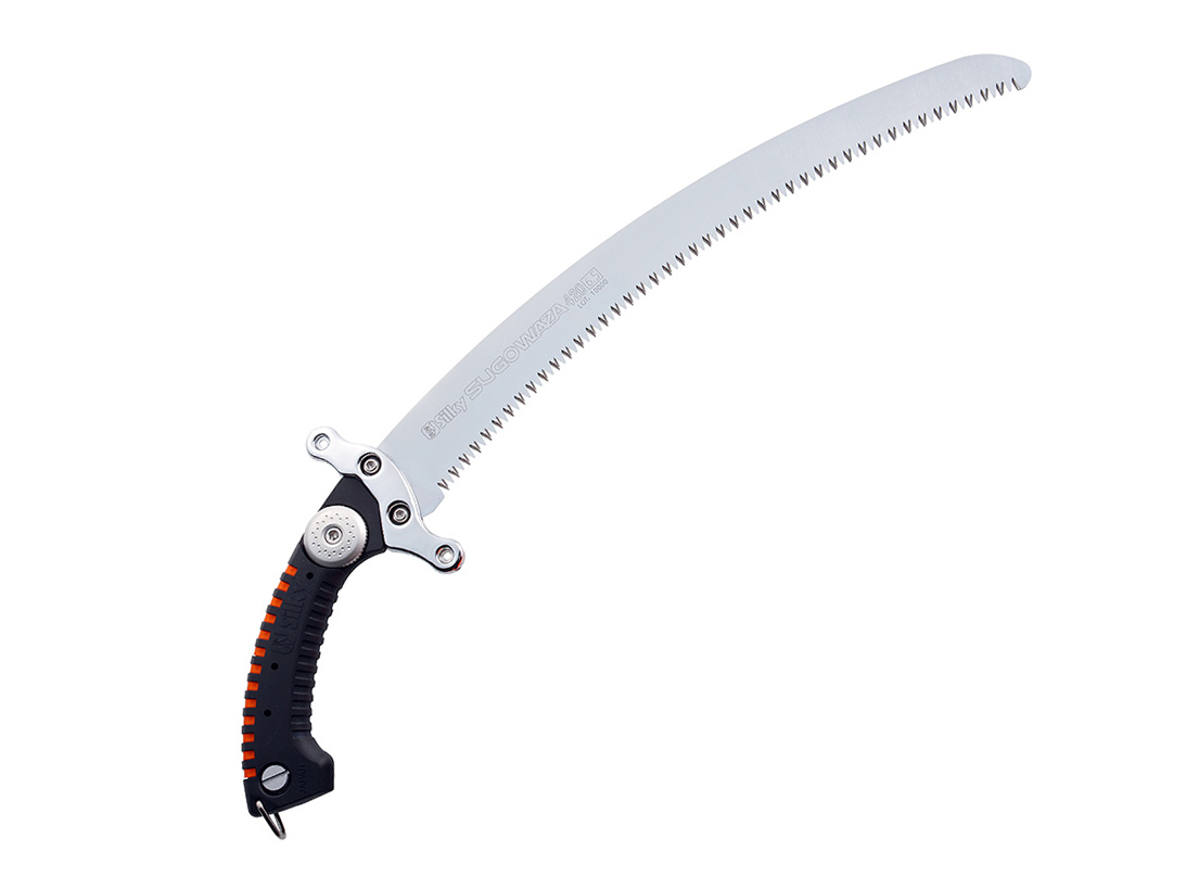 SILKY Sugowaza 420mm Curved Hand Saw with Safety Guard 419-42