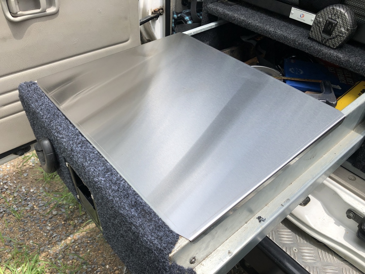 Stainless Steel Drawer Table Tops to suit Titan, MSA & ARB 