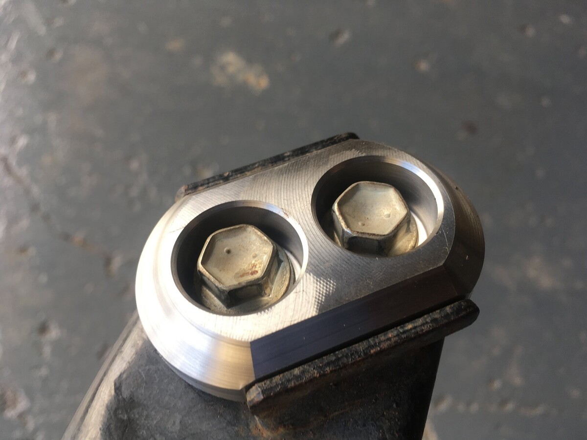 Chassis Brace Double Bolt Head Protector Pair to suit Prado 150, 120 & FJ Cruiser