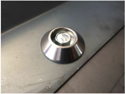 Single Chassis Bolt Head Protector Pair to suit Prado 150, 120 & FJ Cruiser