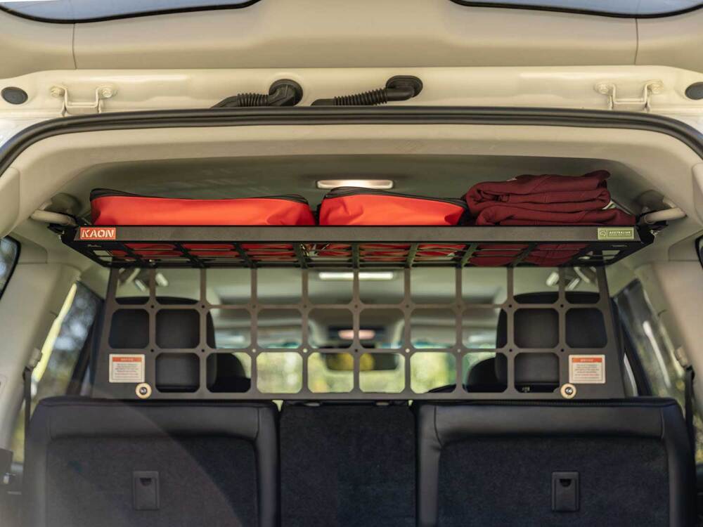 Light Cargo & Pet Barrier and Barrier Shelf to suit Toyota LandCruiser LC200 