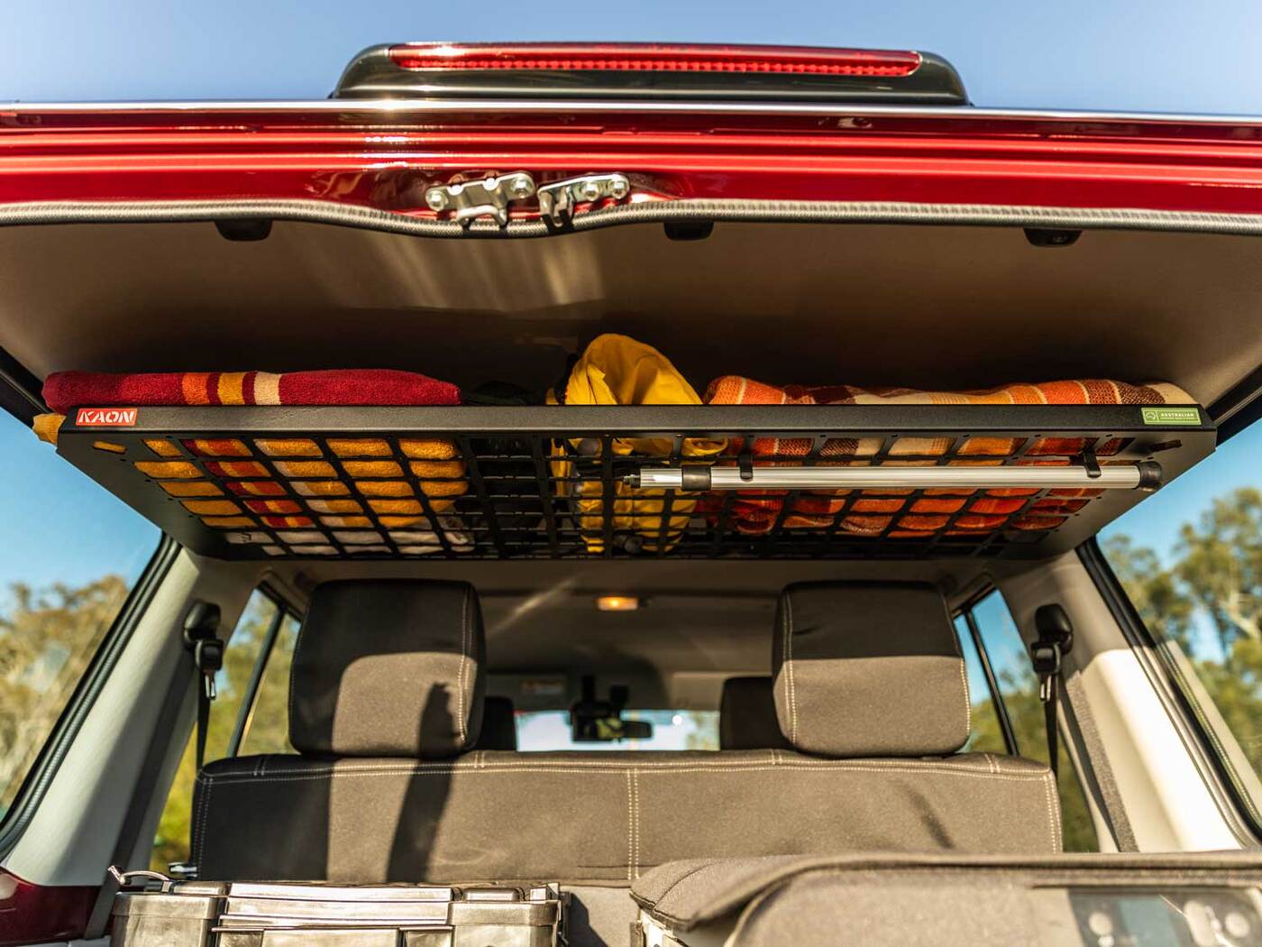 Standalone Rear Roof Shelf to suit Toyota LandCruiser LC76 
