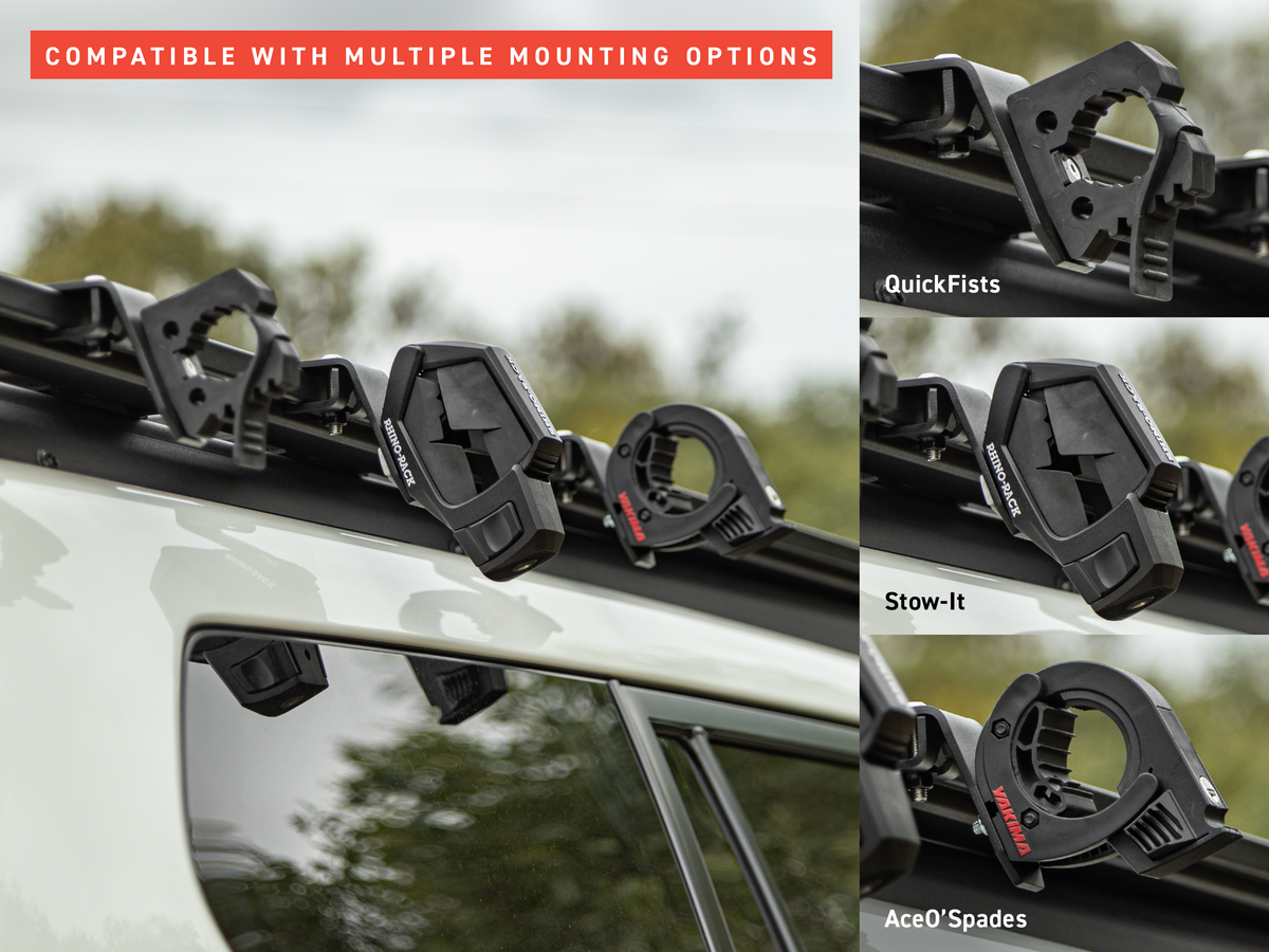 Shovel Holder Mount to suit ARB BASE Rack [Brackets Only]