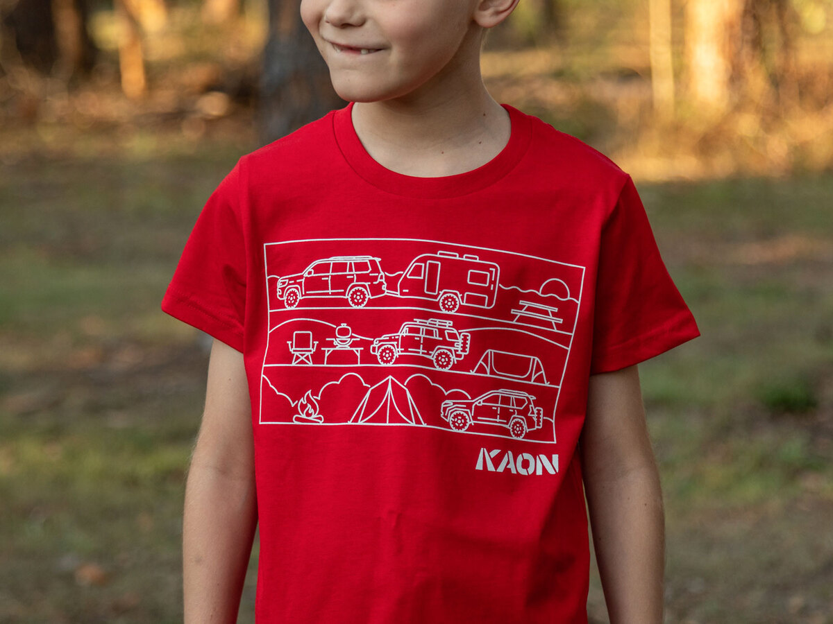 KAON Kids Little Explorers Red Tee