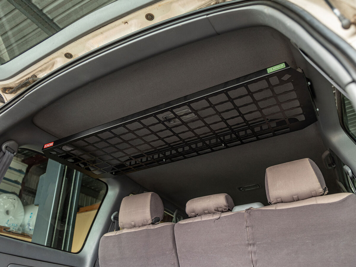 Standalone Rear Roof Shelf to suit Toyota LandCruiser LC100 / LC105 [Rear Handles Inwards]