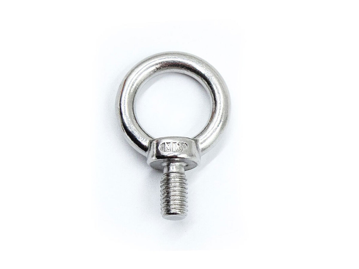 M8 Stainless Steel Eye Bolts [Qty: 2 Pack]