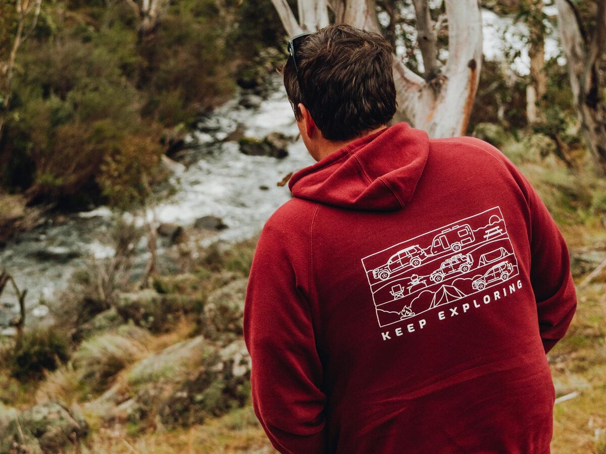 KAON Outdoor Lifestyle Maroon Hoodie 
