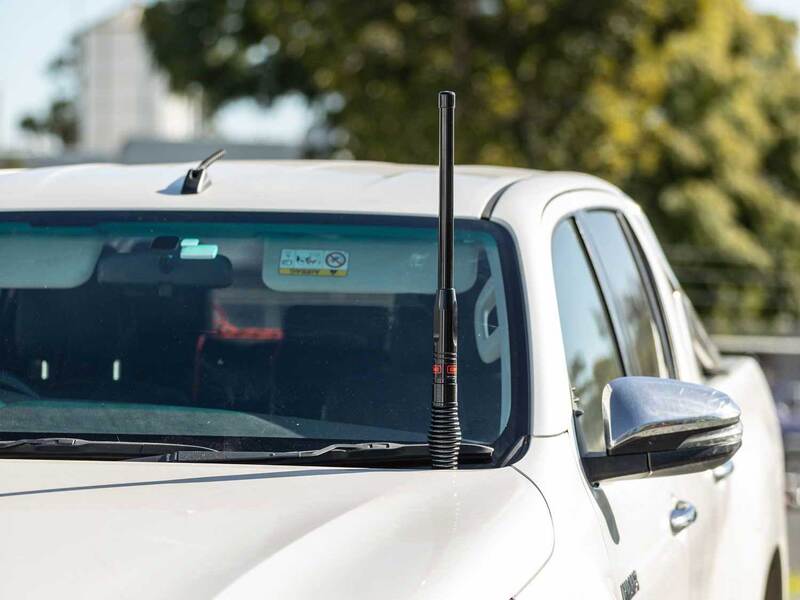 Bonnet Hinge Antenna Mount to suit Toyota HiLux N80 & Fortuner