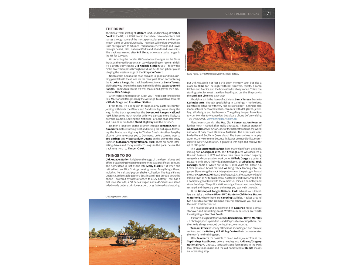 HEMA Great Desert Tracks Atlas & Guide