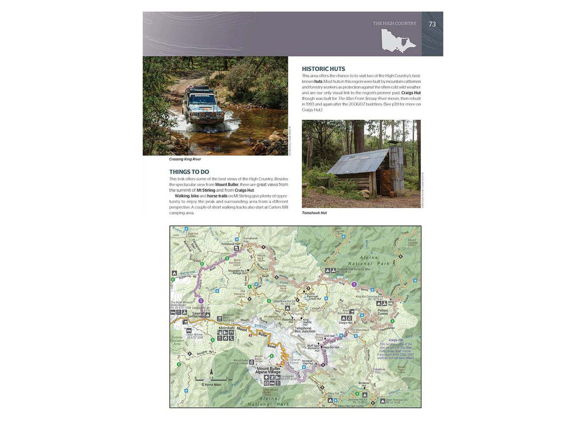 HEMA The Victorian High Country Atlas & Guide