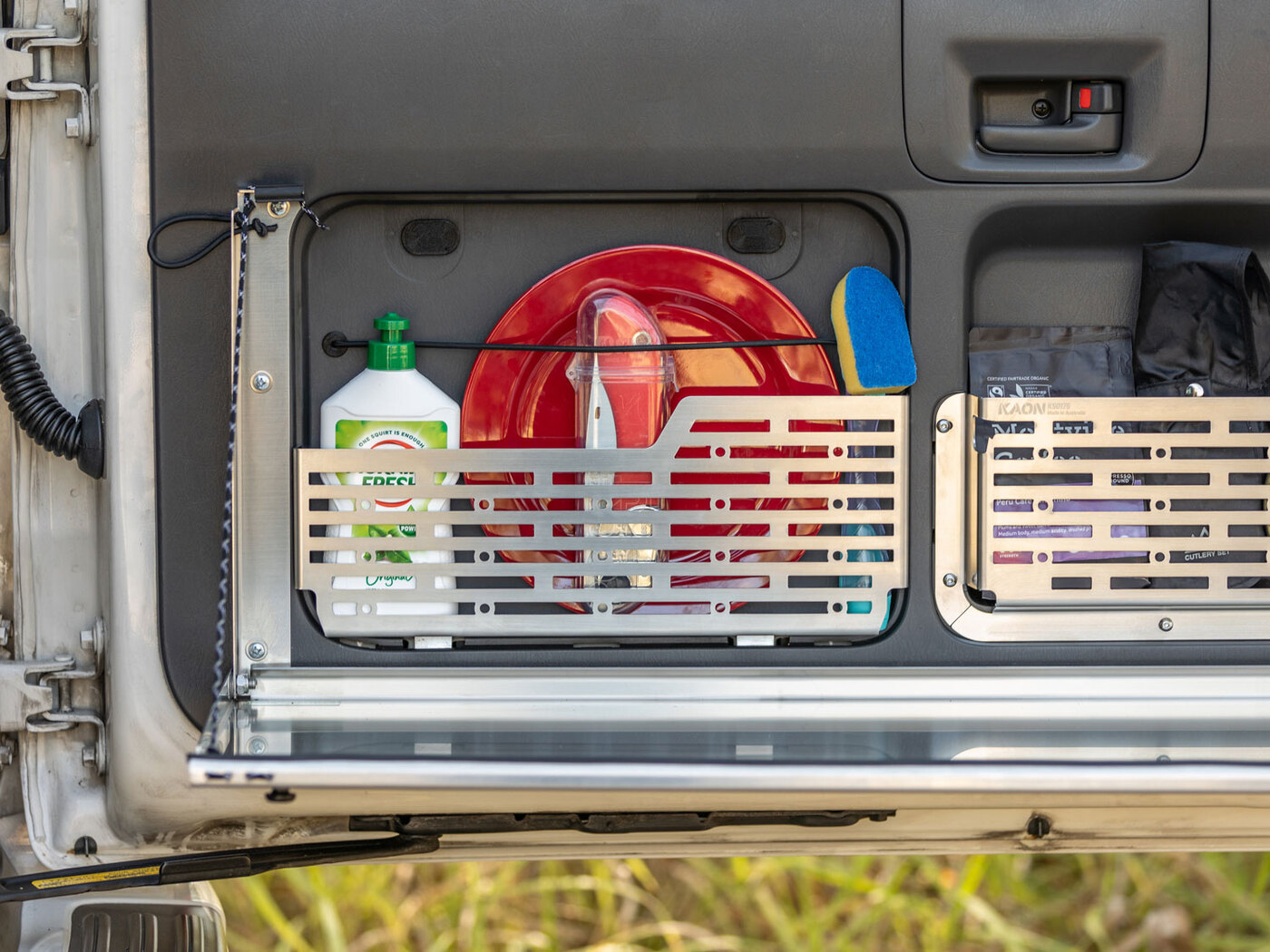 Rear Door Utensil Cage to suit Toyota Prado 120 / Lexus GX 470