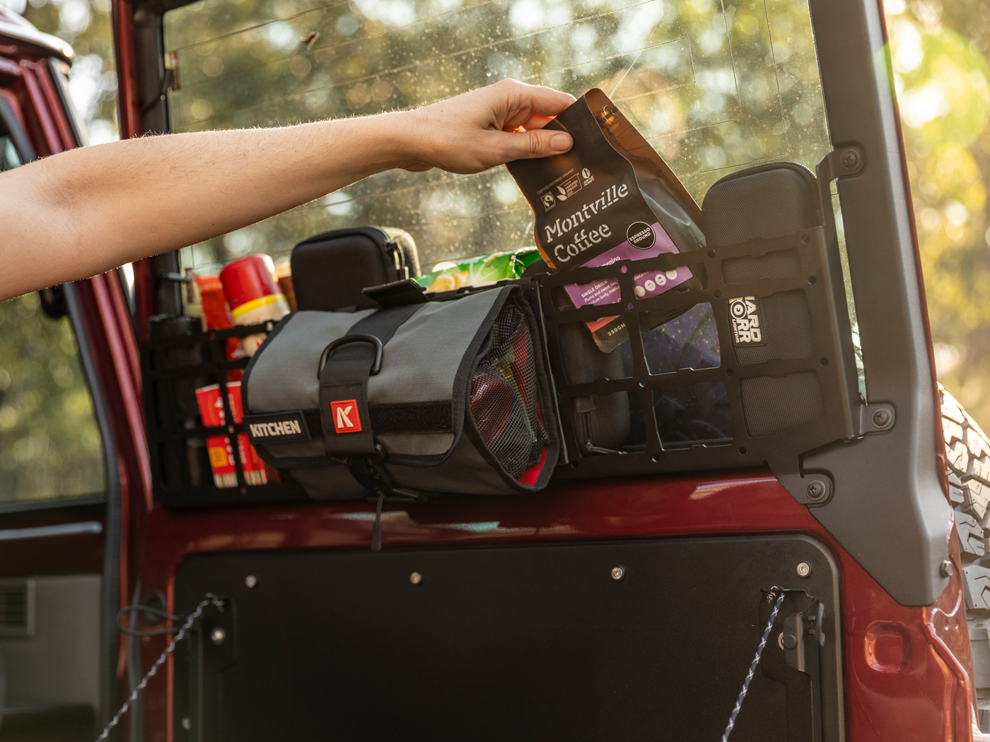 Rear Window Basket Set to suit Toyota LandCruiser LC76 & 78 (2016-)