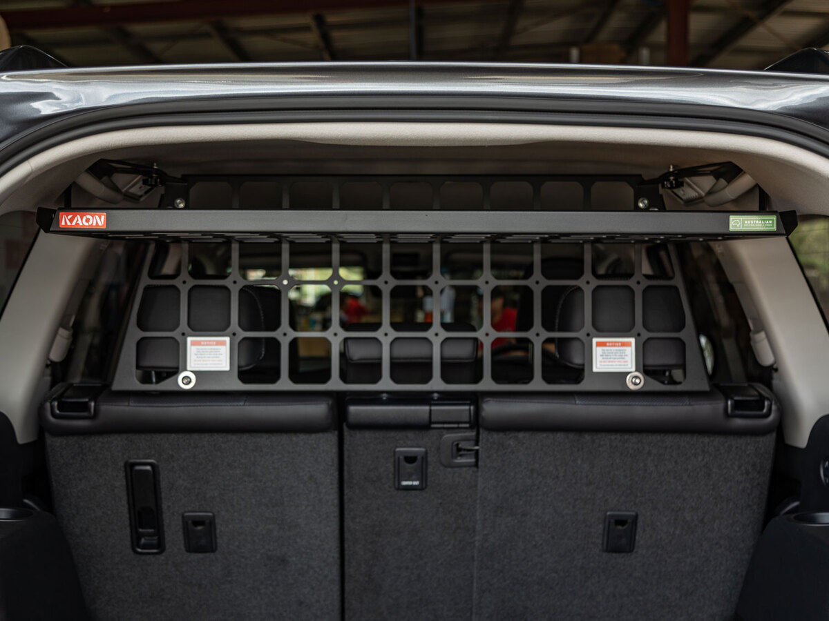 Light Cargo & Pet Barrier and Barrier Shelf to suit Toyota Prado 150 / Lexus GX 460 [Seats: 7-Seater] 