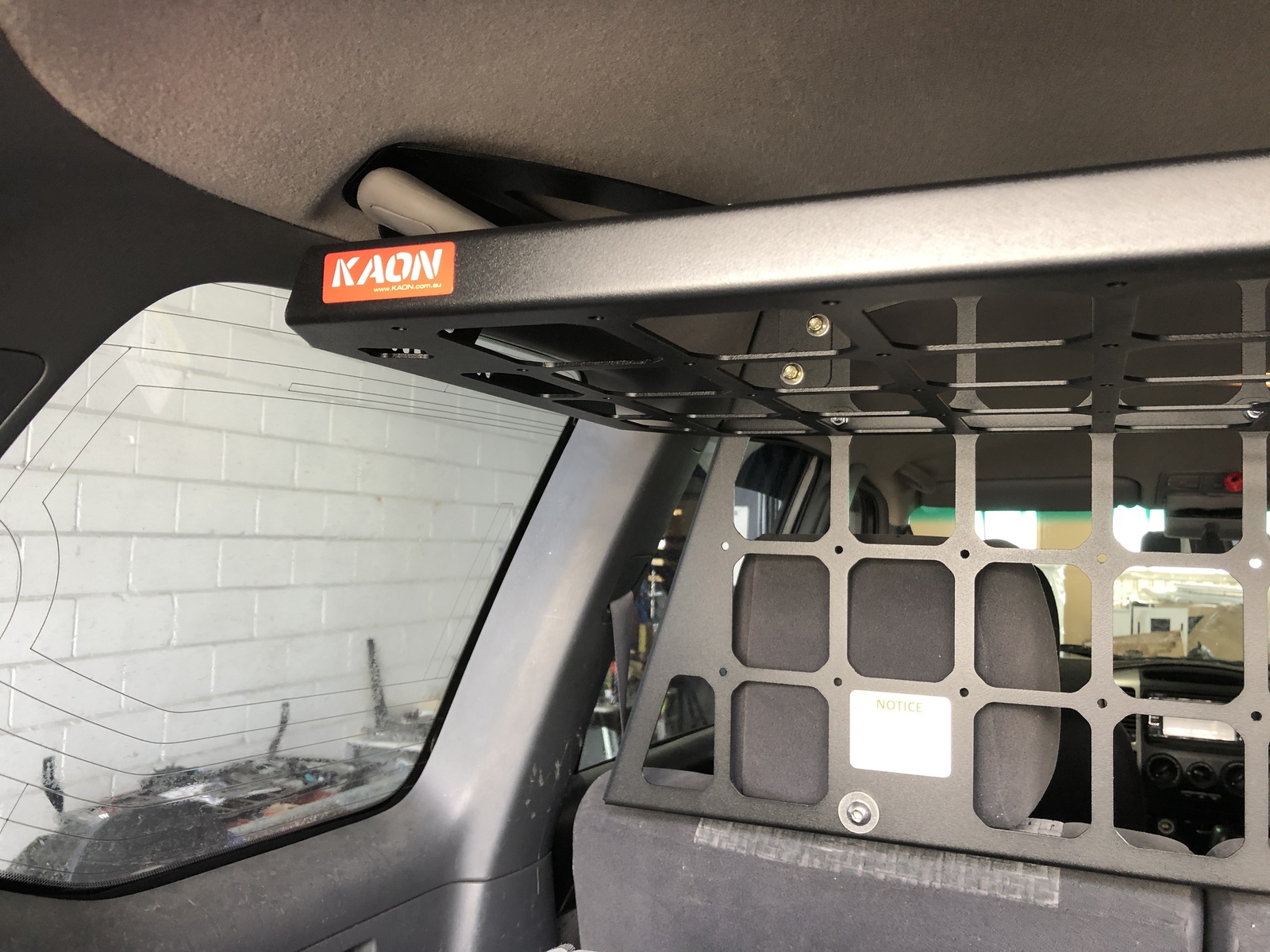 Light Cargo & Pet Barrier and Barrier Shelf to suit Toyota Prado 120 / Lexus GX 470 