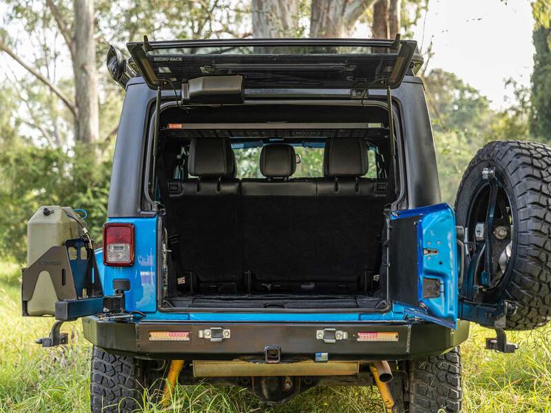 Standalone Rear Roof Shelf to suit Jeep Wrangler JK 4 Door - KAON