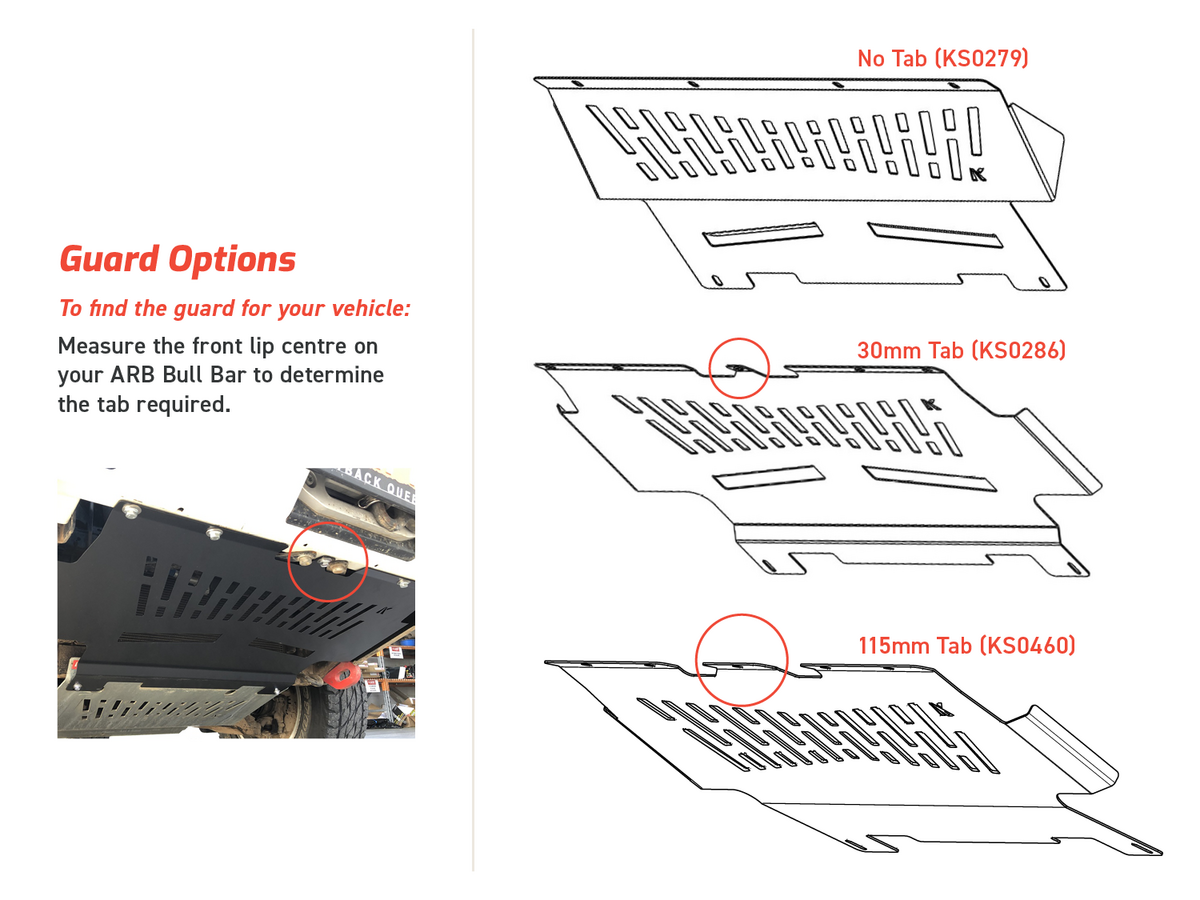 Vented Splash Guard to suit Toyota Prado 150