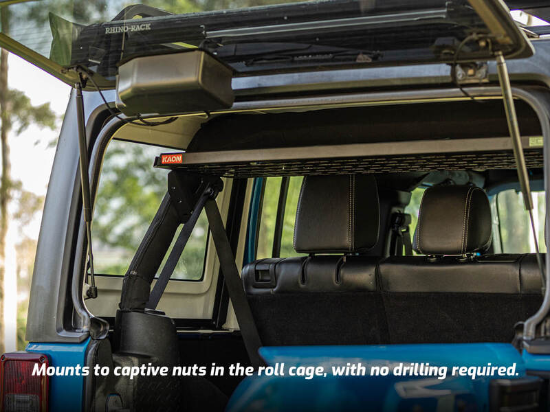 Standalone Rear Roof Shelf to suit Jeep Wrangler JK 4 Door - KAON