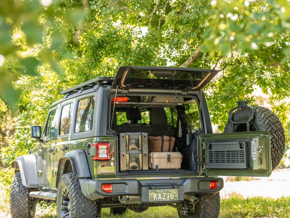 Standalone Rear Roof Shelf to suit Jeep Wrangler JL 4 Door - KAON