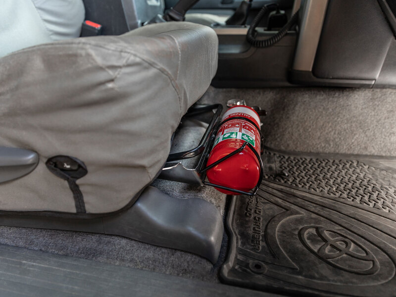 Fire Extinguisher Mount Prado 150 Drivers Seat