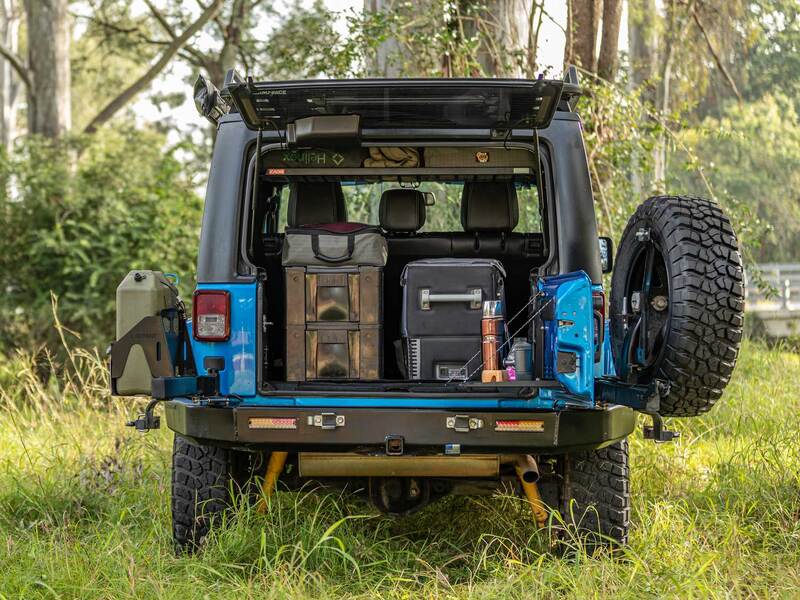 Standalone Rear Roof Shelf to suit Jeep Wrangler JK 4 Door - KAON