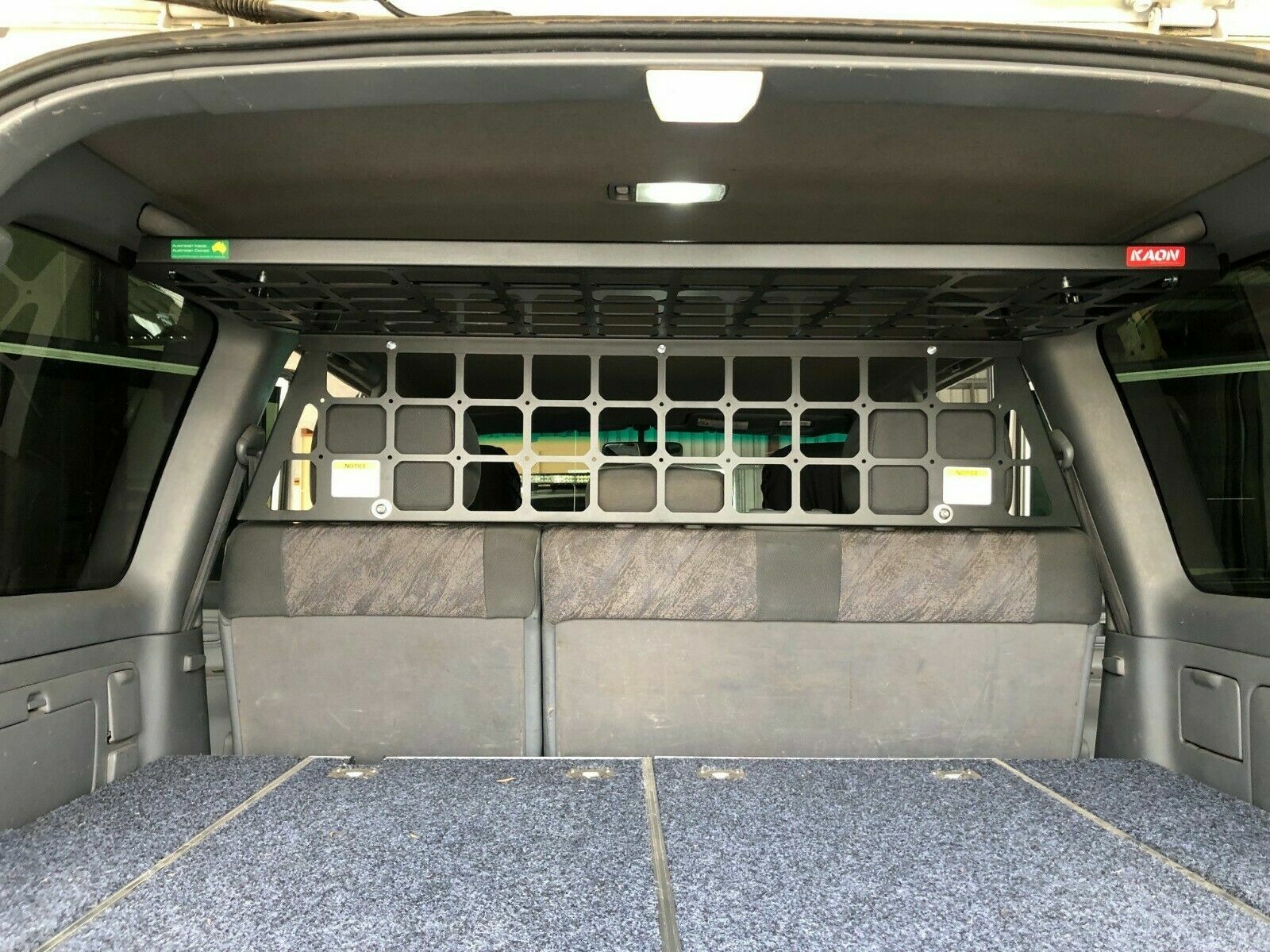 Soft Luggage Cargo Barrier Shelf to suit the Toyota Landcruiser 100/105