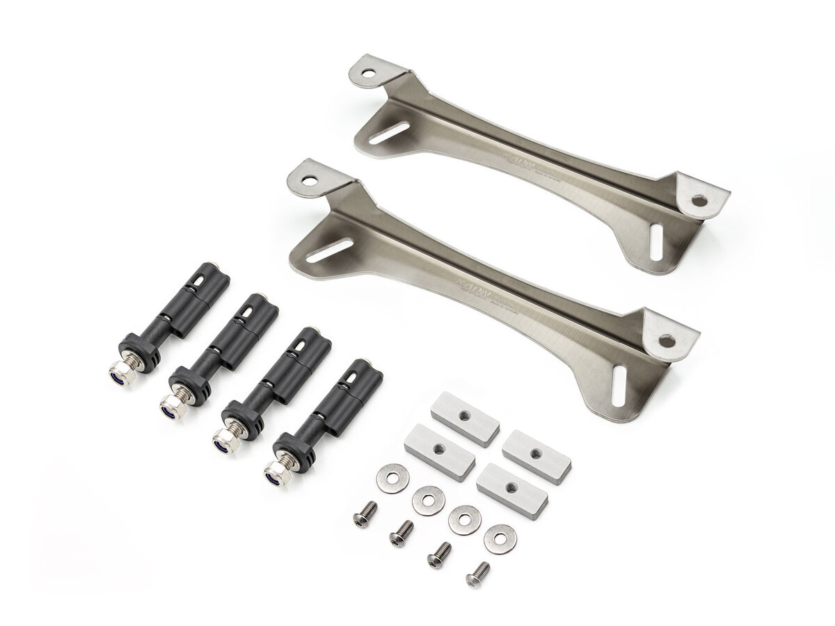 Tradesman Maxtrax Mounts to suit Rhino-Rack Pioneer Tradie Platform [With 4 Maxtrax Pins]