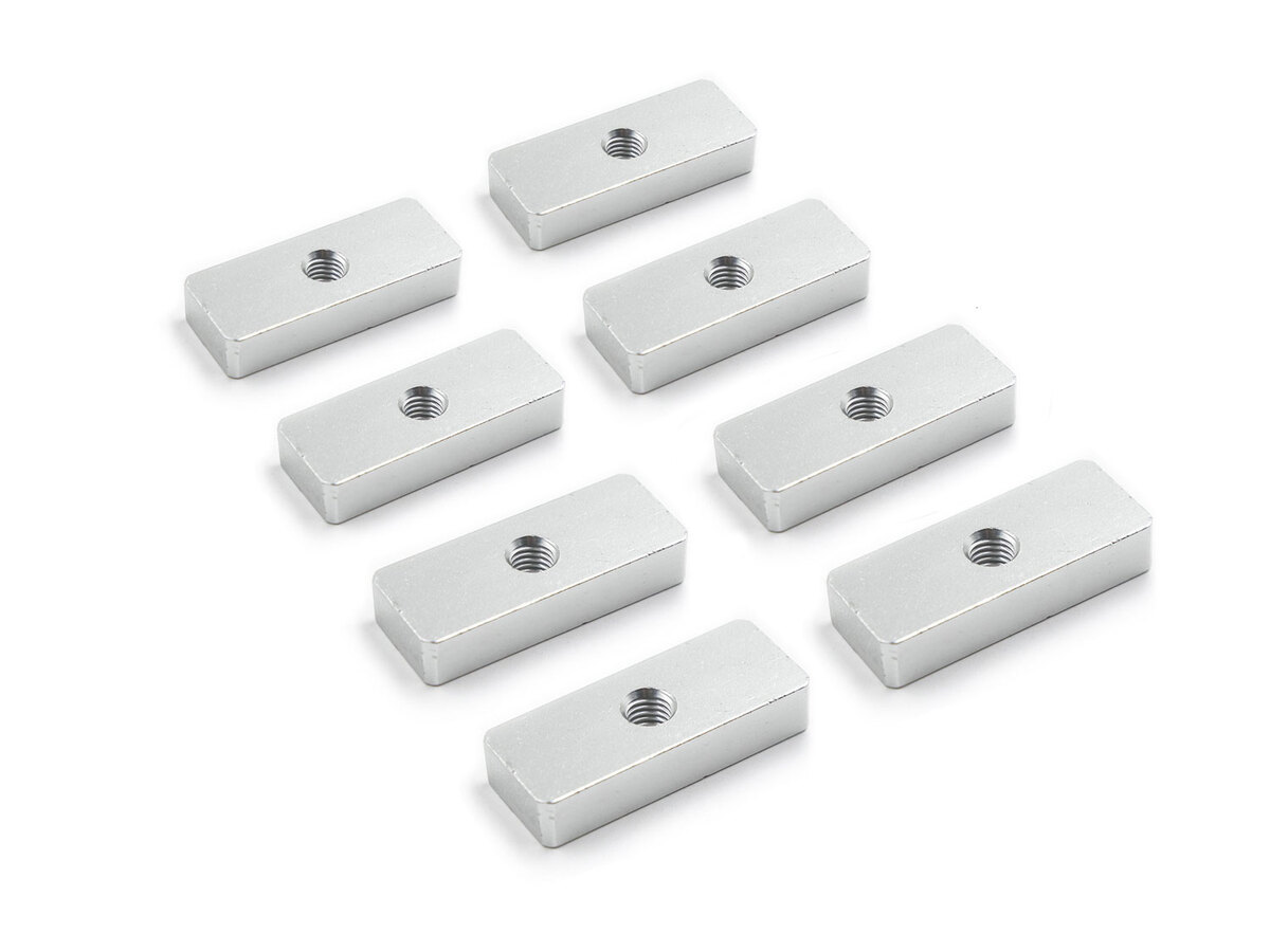 M8 Aluminium Slot Nuts to suit Rhino-Rack Pioneer Platform Rack [Qty: 8 Pack]