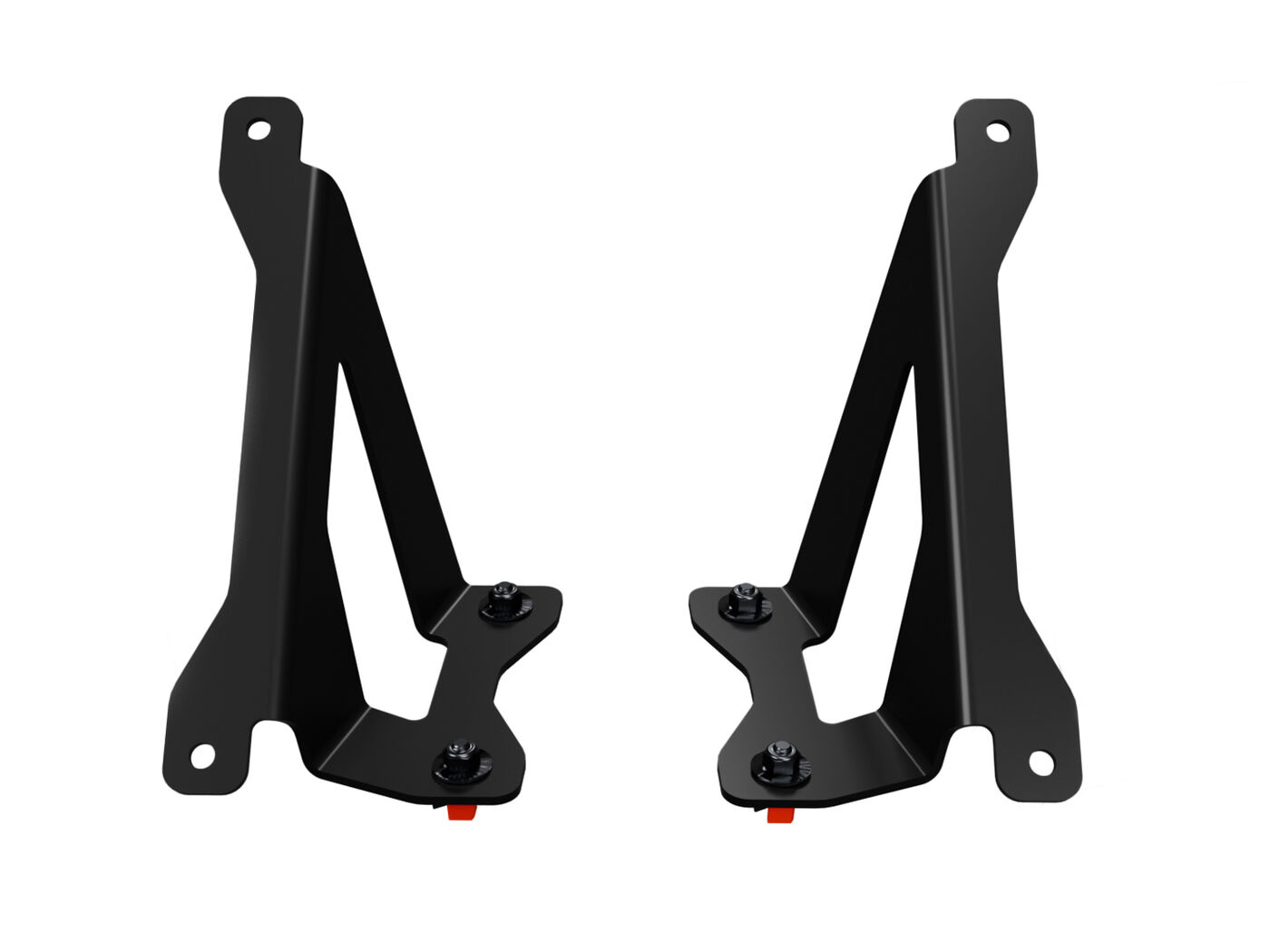 Angled Wind Deflector Maxtrax & TRED Mounts to suit Rhino-Rack Pioneer Platform [4 Slat Rack]