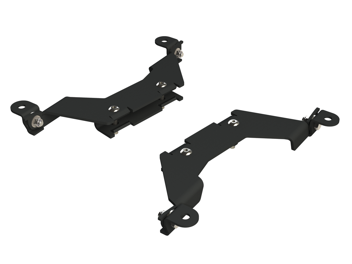 Stealth Folding Maxtrax & TRED Mounts to suit ARB BASE Rack [North-South]