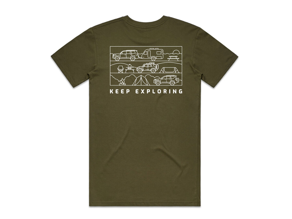 KAON Outdoor Lifestyle Tee [Olive] [Size: XL]