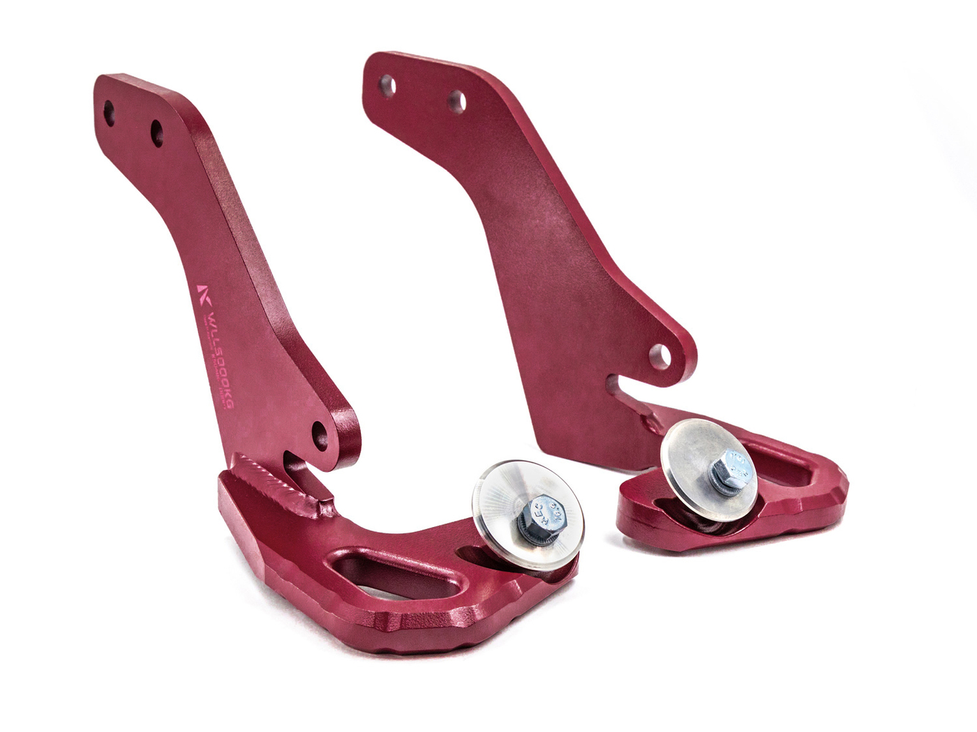 Recovery Tow Points to suit Toyota Prado 150, FJ, 4Runner & Lexus GX 460 [Tanami Red]