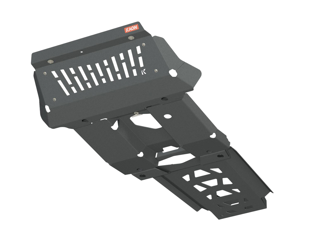 Front, Sump & Transmission X700 Underbody Guards to suit Toyota HiLux N70 [Arm-Style Diff Drop]