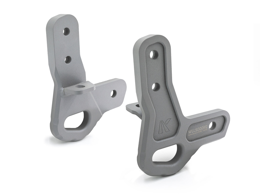 Recovery Tow Points to suit Toyota LandCruiser LC70 [Aramac Grey]