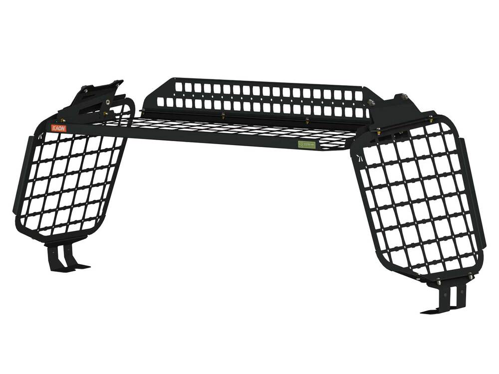 Standalone Rear Roof Shelf to suit Toyota LandCruiser LC300 [Large Side Molle Panels]