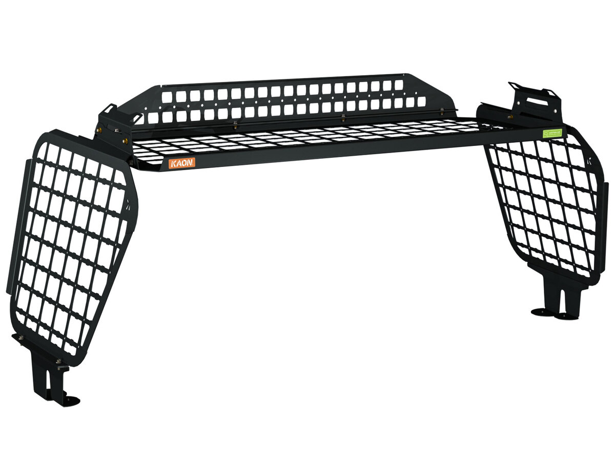 Standalone Rear Roof Shelf to suit Nissan Patrol Y62  [Large Side Molle Panels]