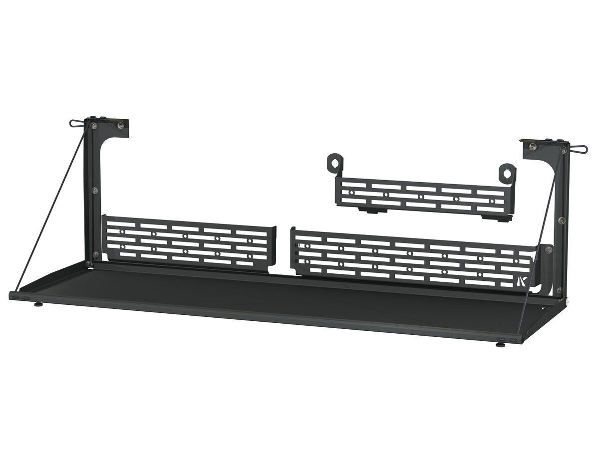 The Ultimate Rear Door Table and Cage Bundle to suit Toyota Prado 150 [Undara Black]