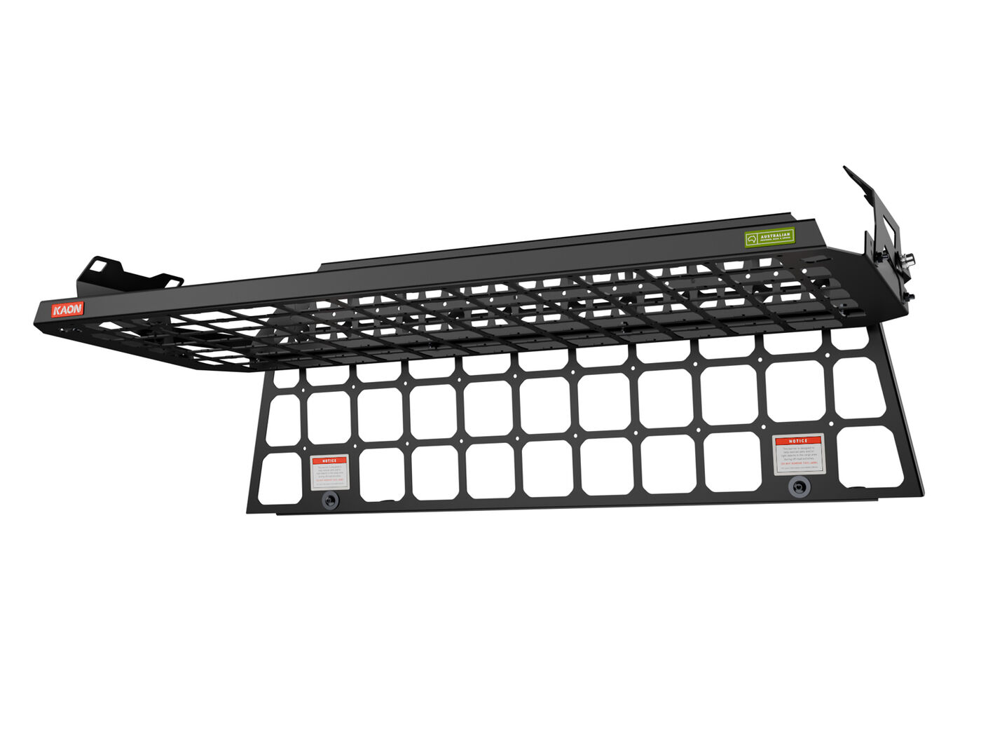 Light Cargo Barrier & Standalone Shelf to suit the Mitsubishi Pajero Gen 4 NS-NX [7-Seater]