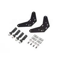 Flush Flat Maxtrax Mounting Bracket Plate for Rhino Platform Racks with MAXTRAX PINS