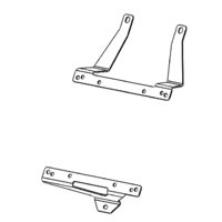 Transmission Oil Cooler Brackets to suit Toyota Prado 150 1GD 2.8L, 2009 - Onwards