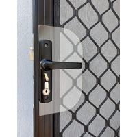 Security Screen Door Shield Lock Guard Anti Theft Protector x 2
