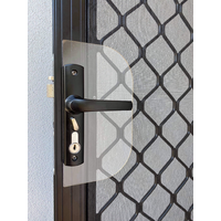 Security Screen Door Shield Lock Guard Anti Theft Protector x 1