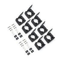 Genuine QuickFist Rubber Clamps – Shovel Axe Holder – 4 Pairs (8 Clamps) 25-45mm Diameter