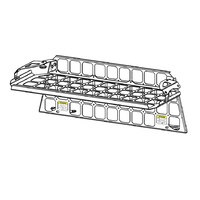 Light Cargo Pet Barrier and Luggage Shelf to suit TOYOTA Prado 150 GX 5 Seat
