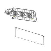 Light Cargo Barrier. Luggage Shelf & Rear Door Table to suit TOYOTA Prado 150 5 GX seat Aug 2009-2021