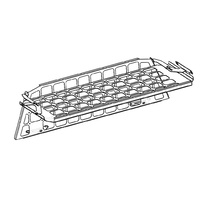 Light Cargo Barrier and Shelf to suit TOYOTA Landcruiser LC100/105 Series Rear Grab Handles DOWN